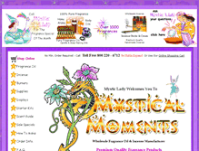 Tablet Screenshot of mysticalmoments.com